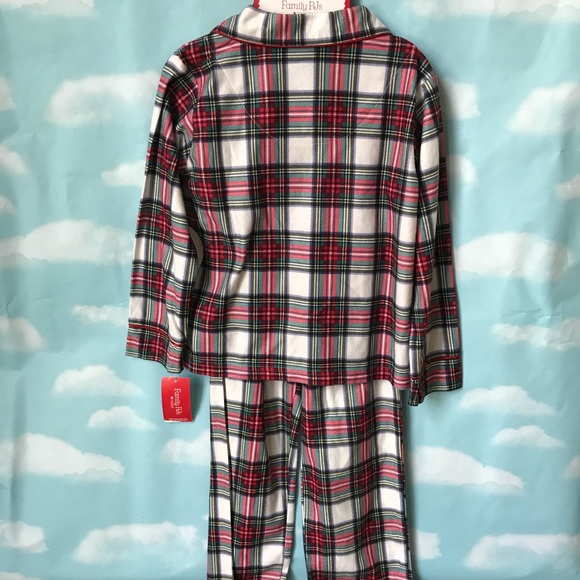 Holiday Plaid 2 Piece Pajamas NWT - Picture 3 of 4